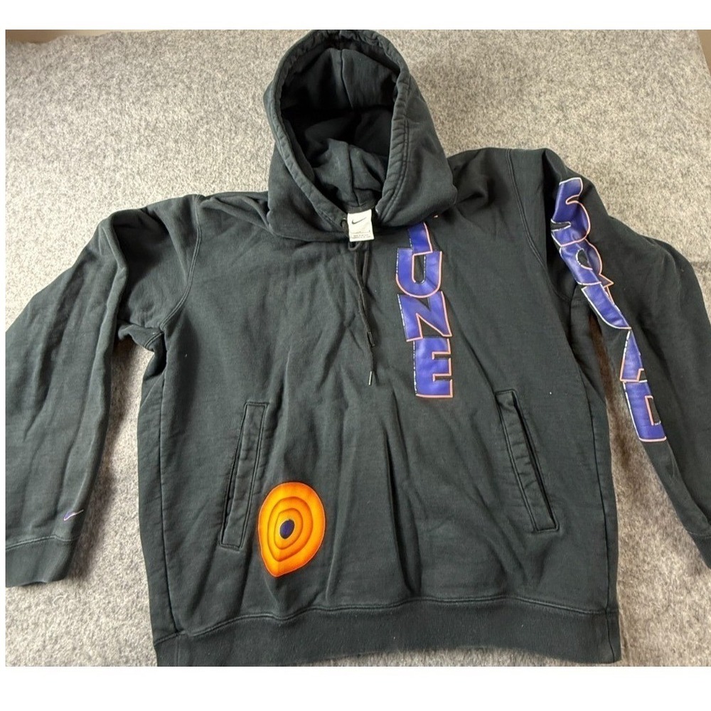 Nike Space Jam Legacy Hoodie Sweatshirt Mens L Black Pullover Lebron Lola Bunny